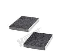 FILTER, INTERIOR AIR FOR BMW G30 G31 G32 G11 HENGST FILTER E4938LC-2