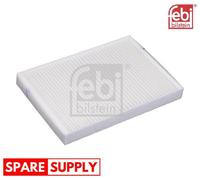 FILTER, INTERIOR AIR FOR CHEVROLET ASTRA HATCHBACK FEBI BILSTEIN 11233