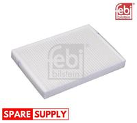 FILTER, INTERIOR AIR FOR CHEVROLET OPEL VAUXHALL FEBI BILSTEIN 11233