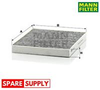 FILTER, INTERIOR AIR FOR CHRYSLER DODGE FIAT MANN-FILTER CUK 2227