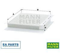 Filter, interior air for CHRYSLER FIAT LANCIA MANN-FILTER CU 2422 NEW