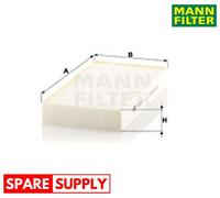 FILTER, INTERIOR AIR FOR CHRYSLER MANN-FILTER CU 2329