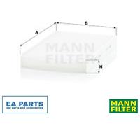 Filter, interior air for CITROËN BERLINGO C2 C3 C4 MANN-FILTER CU 2940
