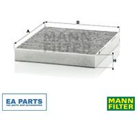 Filter, interior air for CITROËN C-CROSSER MANN-FILTER CUK 2141