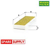 FILTER, INTERIOR AIR FOR CITROËN DS FIAT MANN-FILTER FP 29 003-2