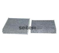 FILTER, INTERIOR AIR FOR CITROËN DS PEUGEOT PURFLUX AHC245-2