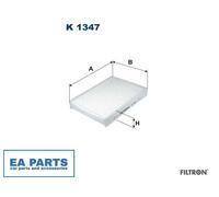 Filter, interior air for CITROËN PEUGEOT TOYOTA FILTRON K 1347
