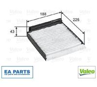 Filter, interior air for DACIA DUSTER DUSTER SUV Van LOGAN VALEO 698753