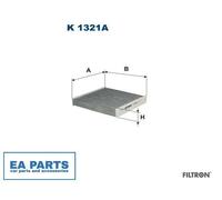 Filter, interior air for DACIA LADA FILTRON K 1321A