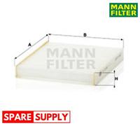 FILTER, INTERIOR AIR FOR DAIHATSU MANN-FILTER CU 16 001