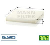 Filter, interior air for DODGE DURANGO MANN-FILTER CU 27 008