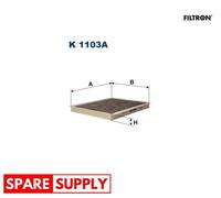 FILTER, INTERIOR AIR FOR FIAT BRAVO STILO FILTRON K 1103A