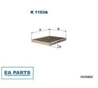 Filter, interior air for FIAT BRAVO STILO FILTRON K 1103A