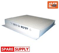 FILTER, INTERIOR AIR FOR FIAT DOBLO BUS DOBLO CARGO ALCO FILTER MS-6380