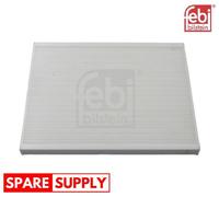 FILTER, INTERIOR AIR FOR FIAT DOBLO BUS DOBLO CARGO FEBI BILSTEIN 27868