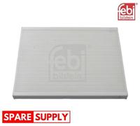 FILTER, INTERIOR AIR FOR FIAT DOBLO BUS DOBLO CARGO FEBI BILSTEIN 27868