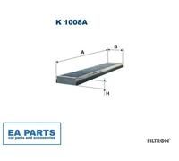 Filter, interior air for FORD COUGAR MONDEO TAUNUS 15M II Coupe FILTRON K 1008A
