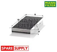 FILTER, INTERIOR AIR FOR FORD COURIER FIESTA KA PUMA MANN-FILTER CUK 3554