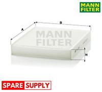 FILTER, INTERIOR AIR FOR FORD FORD AUSTRALIA MANN-FILTER CU 2559