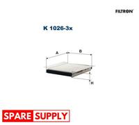 FILTER, INTERIOR AIR FOR FORD SCORPIO FILTRON K 1026-3X