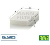 Filter, interior air for HONDA CIVIC VII Coupe CIVIC CR-V MANN-FILTER CU 2327-2