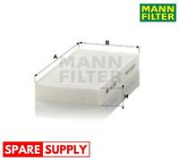 FILTER, INTERIOR AIR FOR HONDA CIVIC VII COUPE CIVIC CR-V MANN-FILTER CU 2327-2
