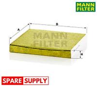 FILTER, INTERIOR AIR FOR HONDA GREAT WALL HAVAL MANN-FILTER FP 2358