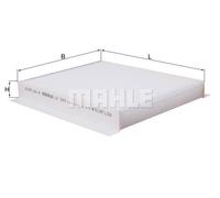 FILTER, INTERIOR AIR FOR HONDA MAHLE LA 344