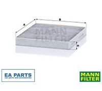 Filter, interior air for HYUNDAI ACCENT CANTUS CRETA MANN-FILTER CUK 23 019/1
