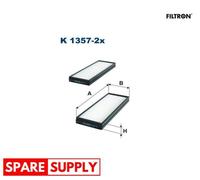 FILTER, INTERIOR AIR FOR HYUNDAI ELITE I20 I20 FILTRON K 1357-2X