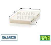 Filter, interior air for HYUNDAI JM TUCSON MANN-FILTER CU 20 005-2