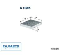 Filter, interior air for HYUNDAI KIA FILTRON K 1409A