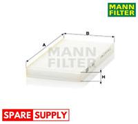 FILTER, INTERIOR AIR FOR HYUNDAI KIA MANN-FILTER CU 2214-2