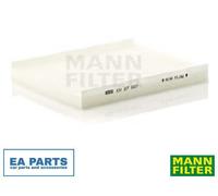 Filter, interior air for HYUNDAI MANN-FILTER CU 27 007
