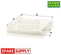 FILTER, INTERIOR AIR FOR HYUNDAI MANN-FILTER CU 27 007