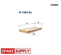 FILTER, INTERIOR AIR FOR KIA CARENS FILTRON K 1203-2X