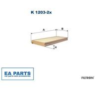 Filter, interior air for KIA CARENS FILTRON K 1203-2x