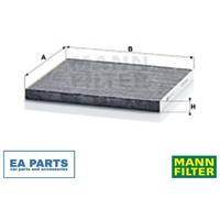 MANN-FILTER Cabin Air Filter CUK 26 017 - Activated Carbon Pollen H20mm L225mm