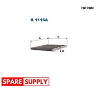 FILTER, INTERIOR AIR FOR LANCIA KAPPA FILTRON K 1116A