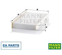 Filter, interior air for LAND ROVER DISCOVERY III VAN MANN-FILTER CU 2747