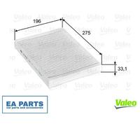 Filter, interior air for LAND ROVER FREELANDER 2 RANGE ROVER EVOQUE VALEO 715597