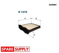 FILTER, INTERIOR AIR FOR LAND ROVER FREELANDER FILTRON K 1218