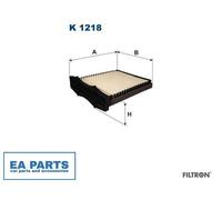 Filter, interior air for LAND ROVER FREELANDER FILTRON K 1218