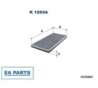 Filter, interior air for LAND ROVER RANGE ROVER FILTRON K 1265A