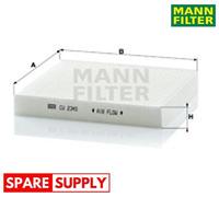 FILTER, INTERIOR AIR FOR LEXUS GS IS RC MANN-FILTER CU 2345