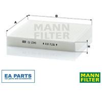 Filter, interior air for LEXUS GS IS RC MANN-FILTER CU 2345