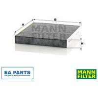 Filter, interior air for LEXUS GS IS RC MANN-FILTER CUK 2345