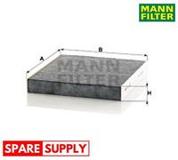 FILTER, INTERIOR AIR FOR LEXUS GS IS RC MANN-FILTER CUK 2345