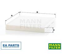 Filter, interior air for MAN SEAT SKODA VW MANN-FILTER CU 26 009