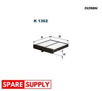 FILTER, INTERIOR AIR FOR MAZDA 2 CX-3 FILTRON K 1362